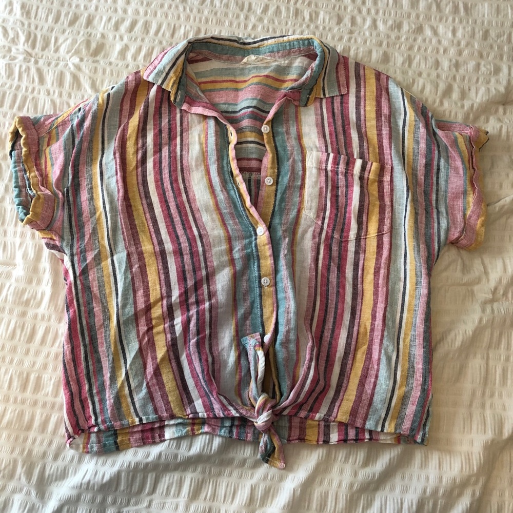 Rainbow Stripe Top